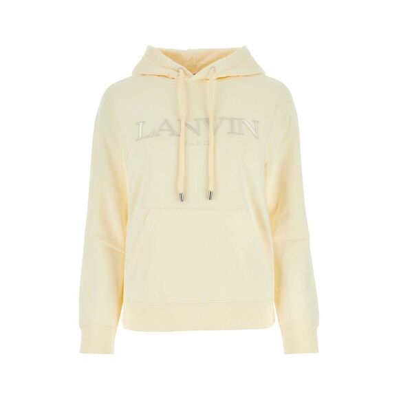 Lanvin Women Cream Cotton Sweatshirt